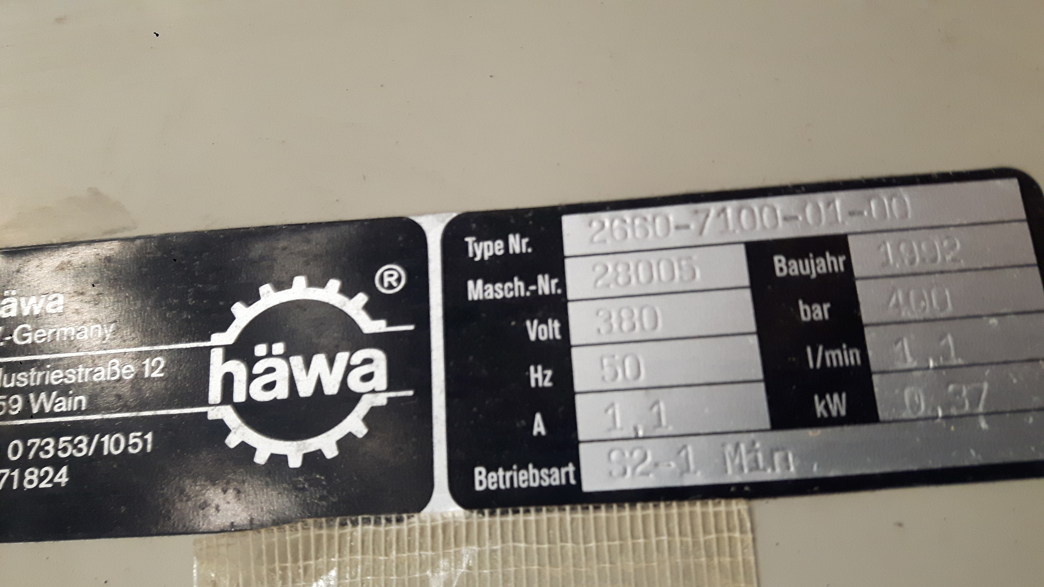 Imdat Werkzeugmaschinen Hydr.Lochstanzmaschine häwa